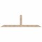 Ekena Millwork Portland Smooth Timber Gable Bracket, Douglas Fir, 108"W x 31 1/2"H x 5 1/2"D x 5 1/2"F, 7/12 Pitch GBW108X31X0606POR00SDF - alternate 1